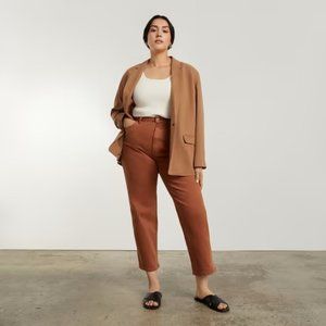 Everlane Curvy Way-High Jean in Terracotta